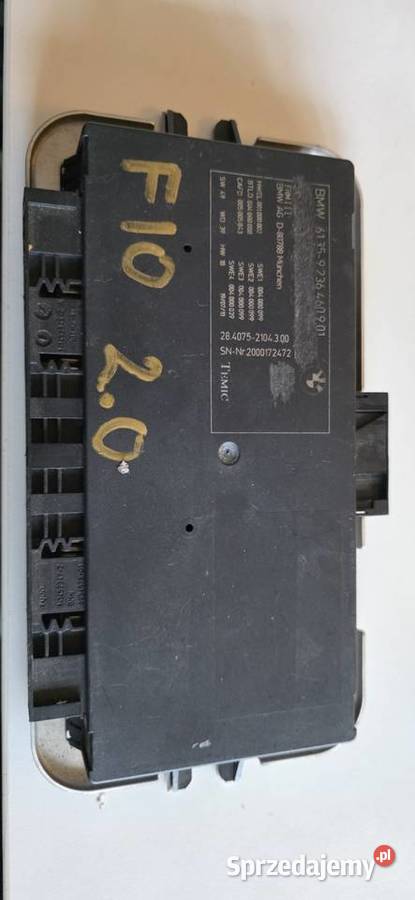 BMW FRM III MODUŁ Czujniki i sterowniki świateł Łódź