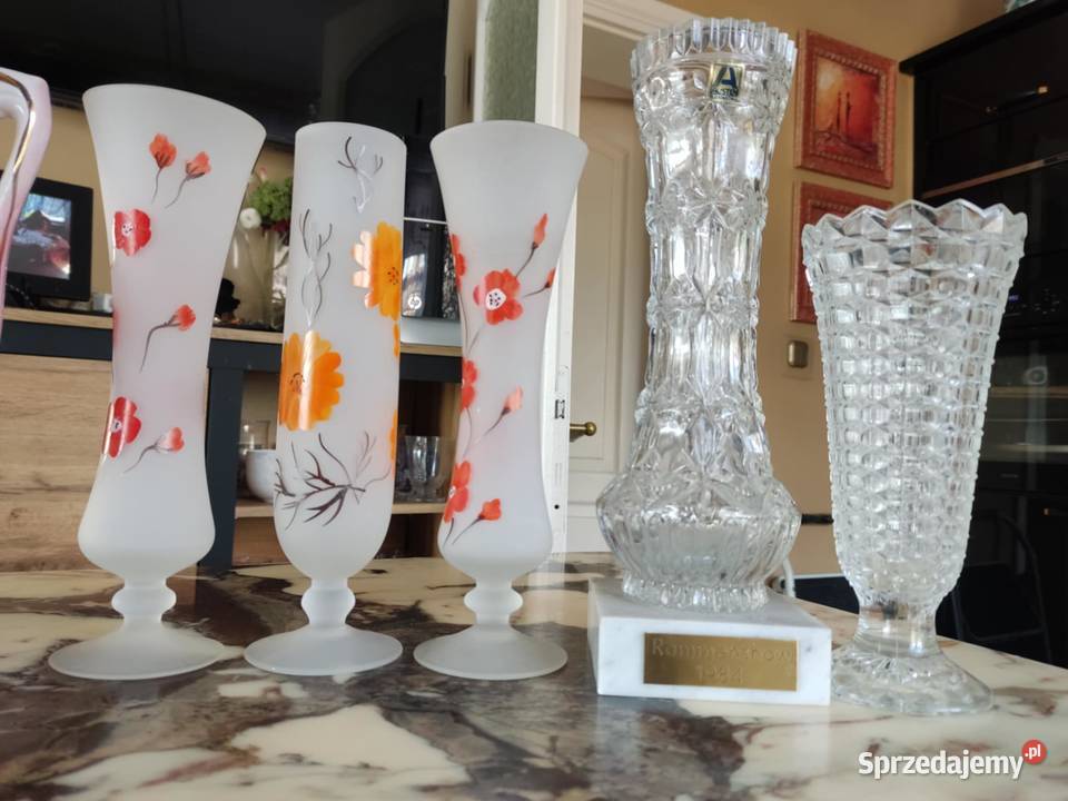 wazony wazoniki szkło porcelana wyprzedaż Gorzów Wielkopolski sprzedam