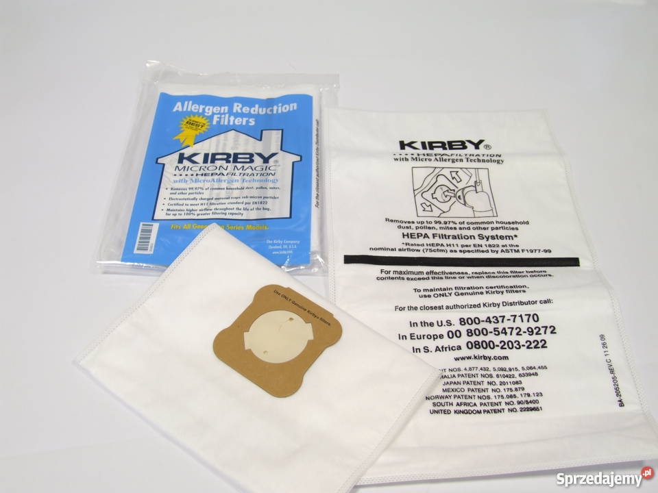 Oryginalne worki Kirby Allergen Reduction 6opk Wrocław