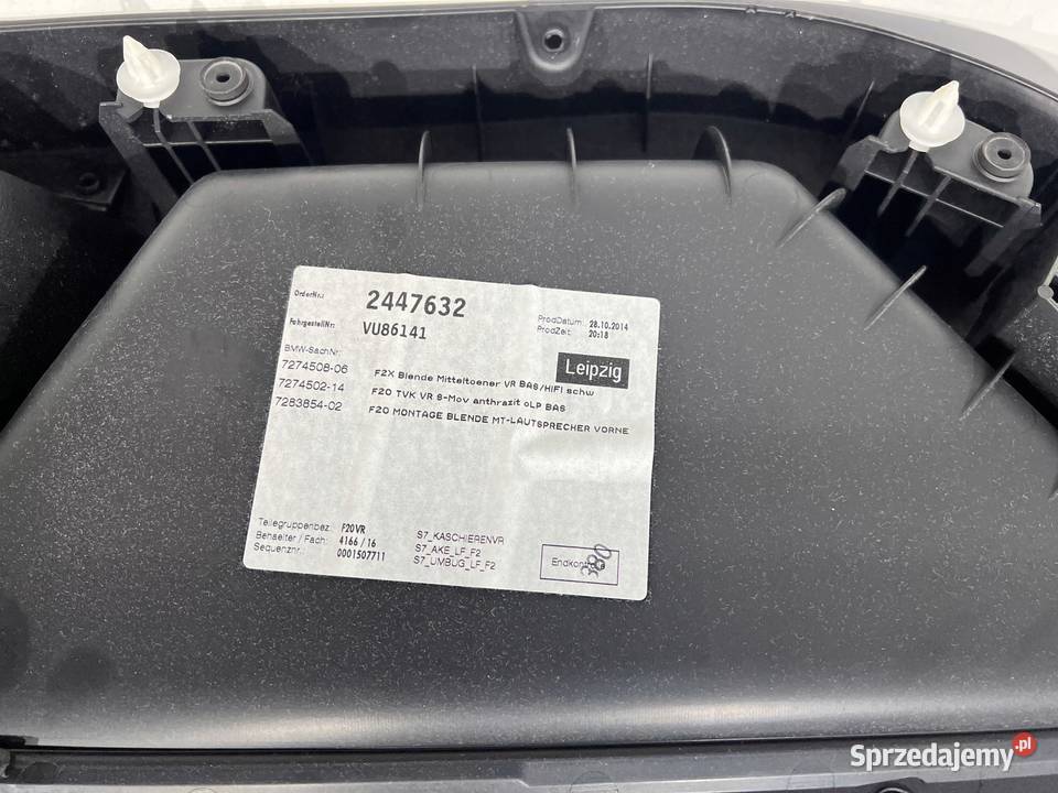 BMW F20 BOCZEK TAPICERKA DRZWI PRAWY PRZÓD sprzedam