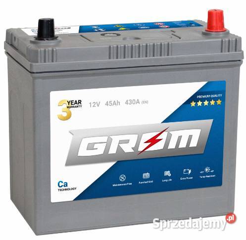 888x666x735 Akumulator GROM Premium 45Ah 430A