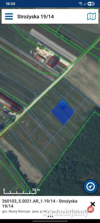 Działki Budowlane Busko Strożyska Media Super 65zł/m2 świętokrzyskie Busko-Zdrój