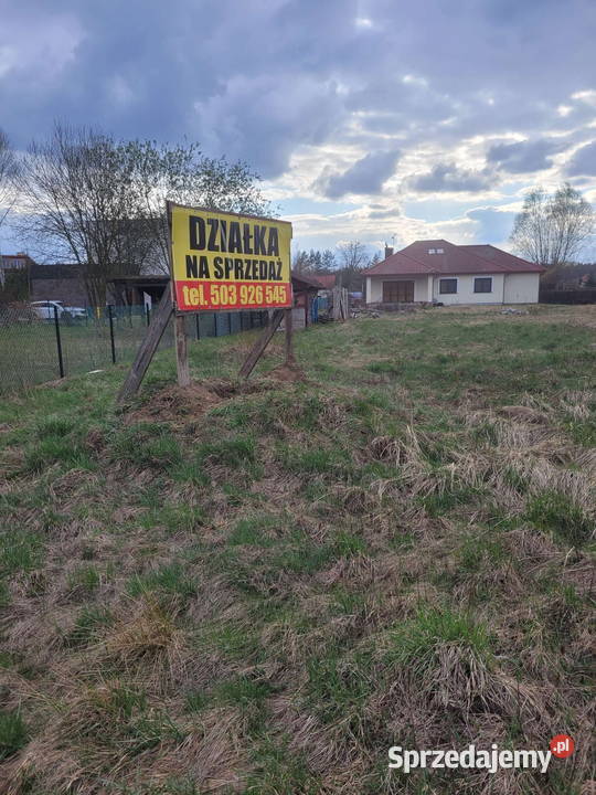 Działka koło Zalesia Górnego Sprzedaż Łbiska