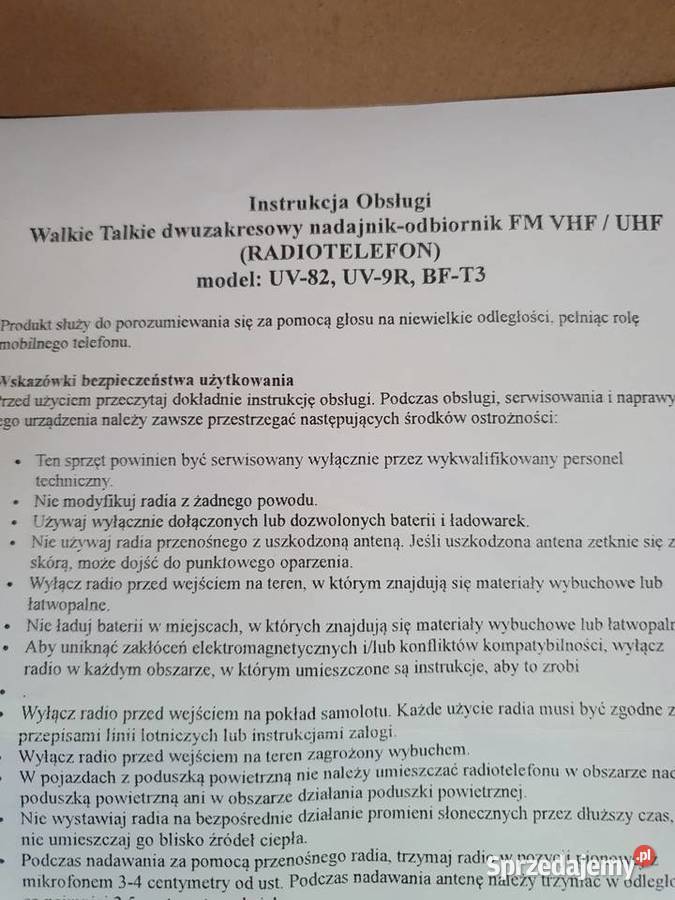 Krótkofalówki Łoki Toki Radiotelefon Pozostałe małopolskie Andrychów