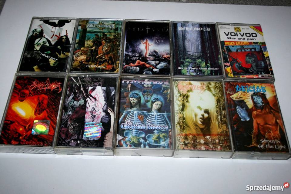 Kasety magnetofonowe głównie metal rock Płyty i kasety kujawsko-pomorskie