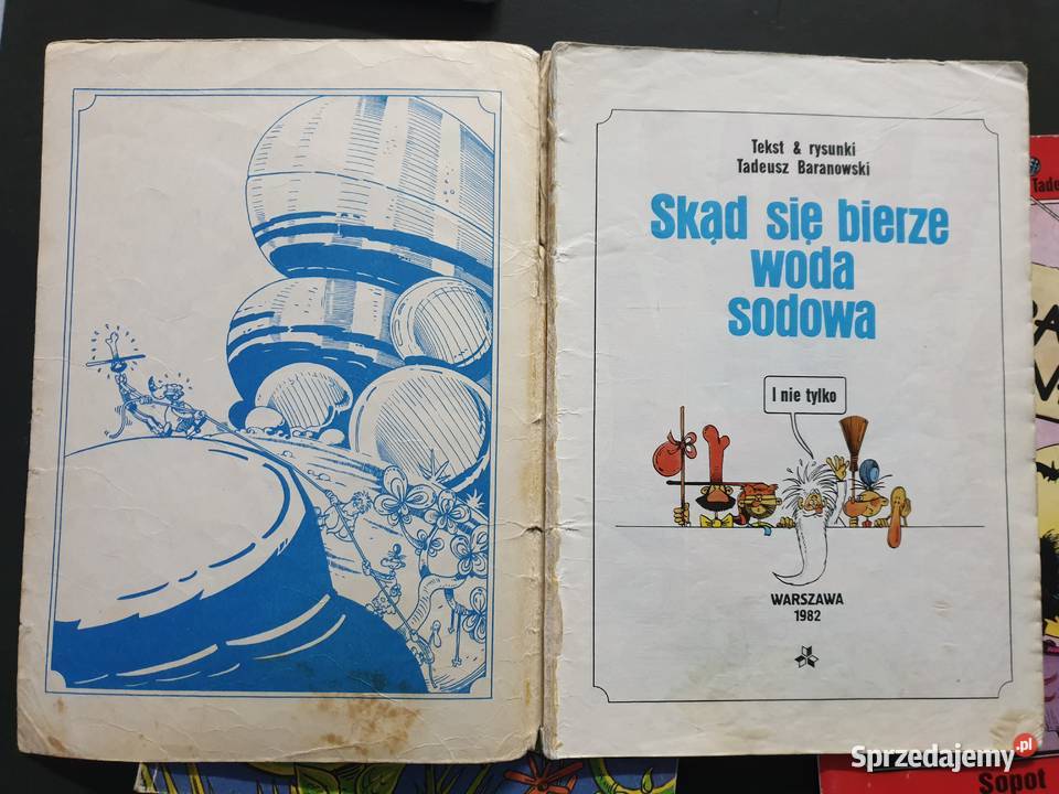 Tadeusz Baranowski 4 albumy pierwsze wydania Polskie Komiksy Gdynia