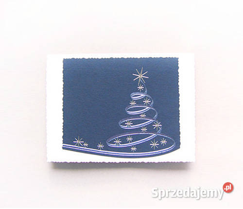 granatowa kartka na Święta kartka na Nowy kartki Olsztyn