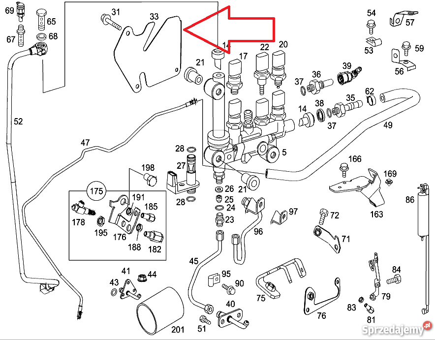 5411422620 5411422420 Mercedes blacha Kłobuck