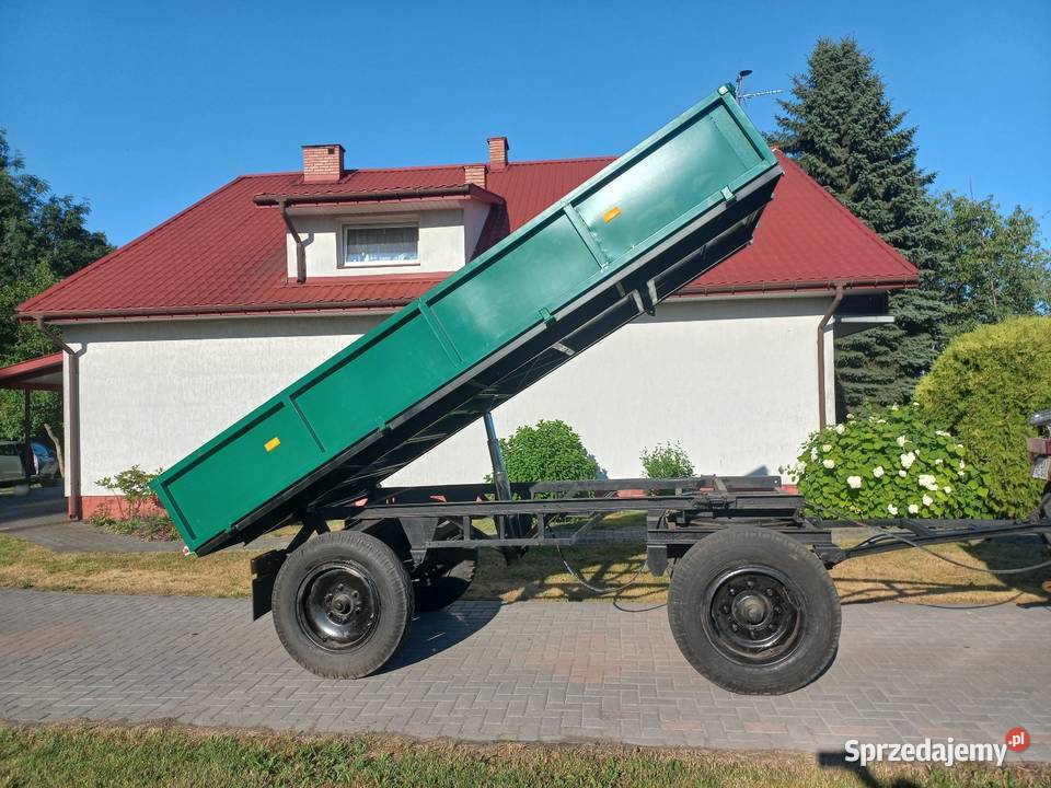 Przyczepa wywrotka niemka nieuszkodzony Klwatka Królewska