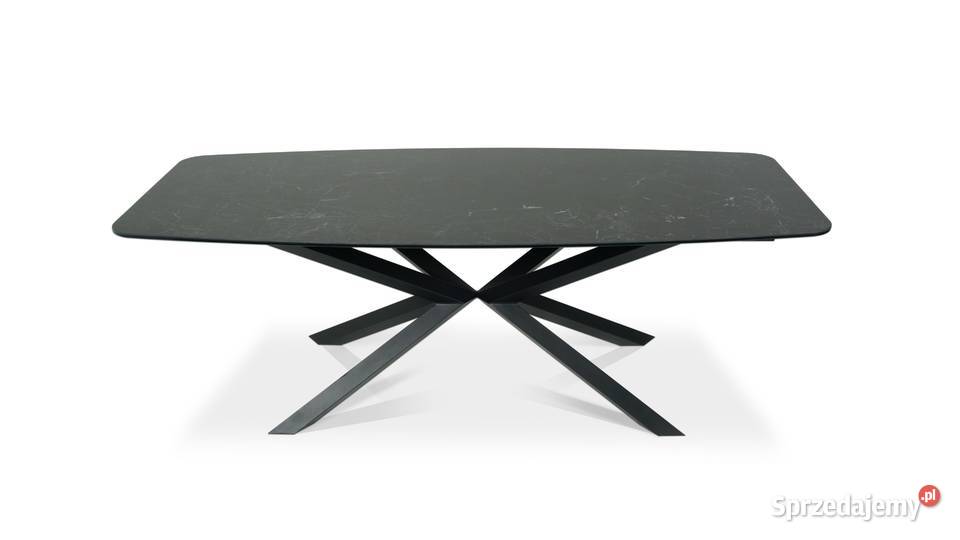 Stół ze spieku kwarcowego 220x100 Nero Greco mat Ruda Śląska sprzedam