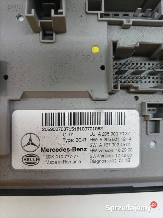 MODUŁ KOMFORTU 5DK01077777 A2059007037 Mercedes Części samochodowe świętokrzyskie sprzedam