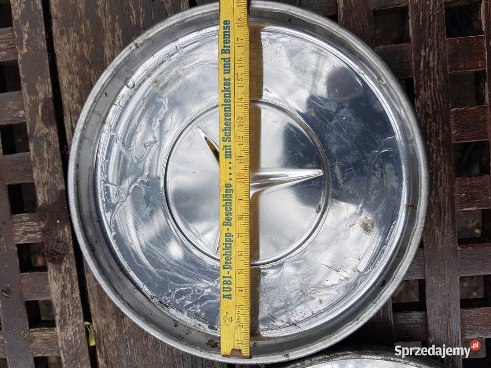 6 Kołpaki chrom stary zabytkowy MercedesOryginał Motoryzacja Barlinek