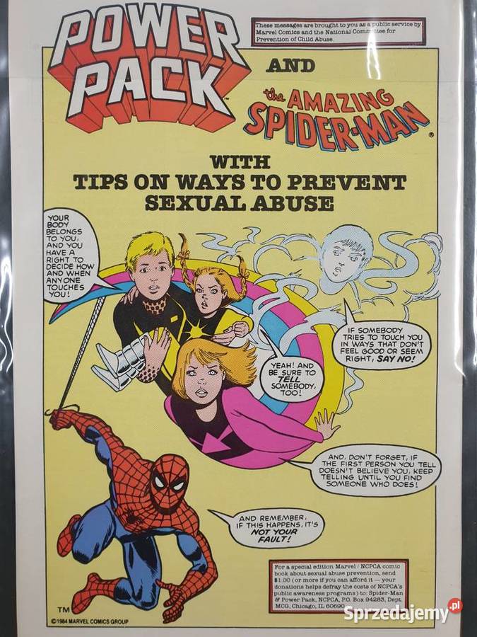 Power Pack 6 komiksów Marvel USA 19841989 Rok wydania 1984 Gdynia