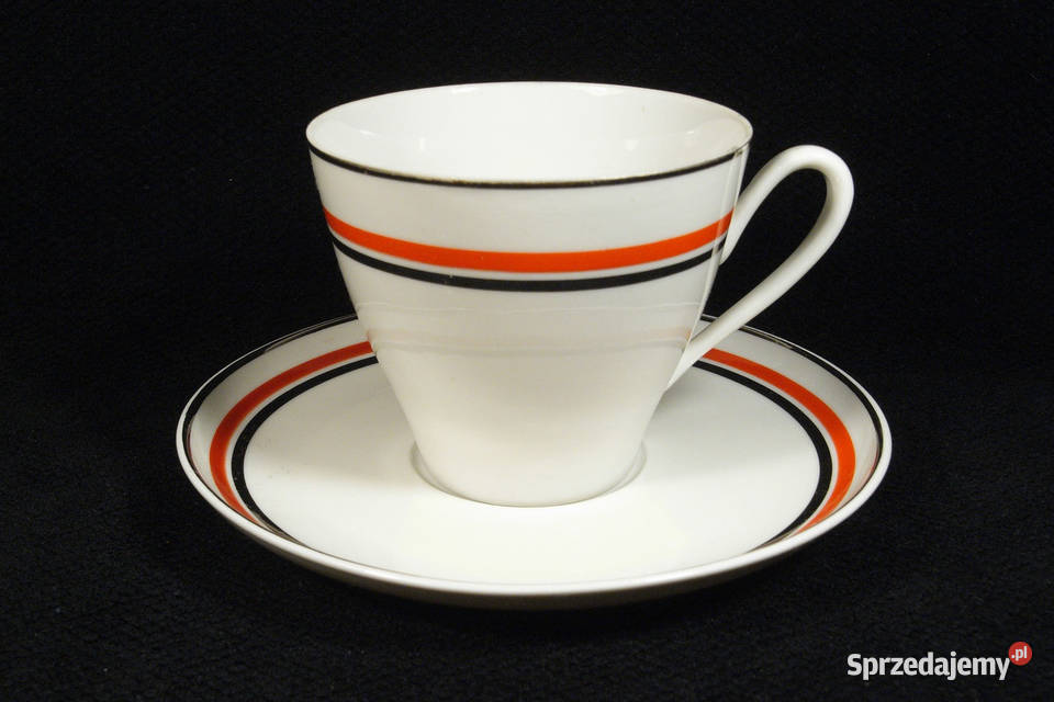 Ćmielów Serwis filiżanek do kawy herbaty na 8 małopolskie Kraków