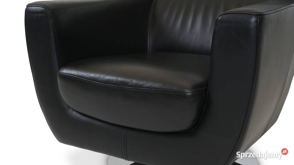 Fotel Obrotowy Wygodny Skóra naturalna mazowieckie Warszawa