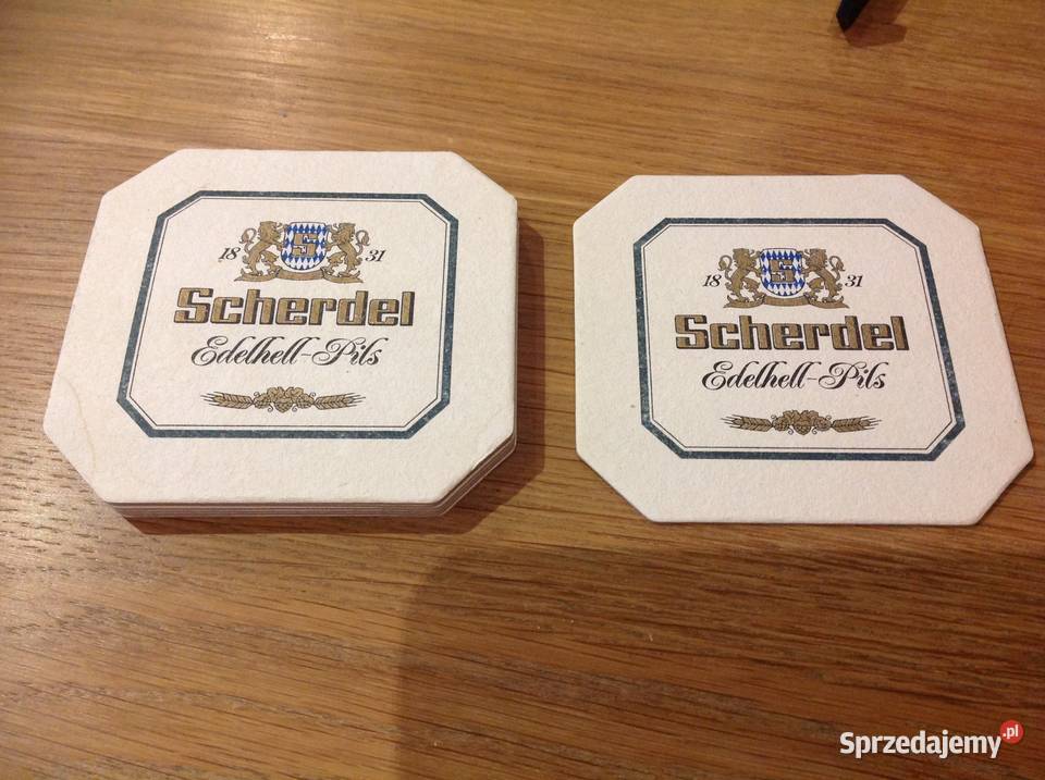 Stara Podkładka pod Piwo Scherdel Edelhell Pils Pozostałe Nowa Sól sprzedam