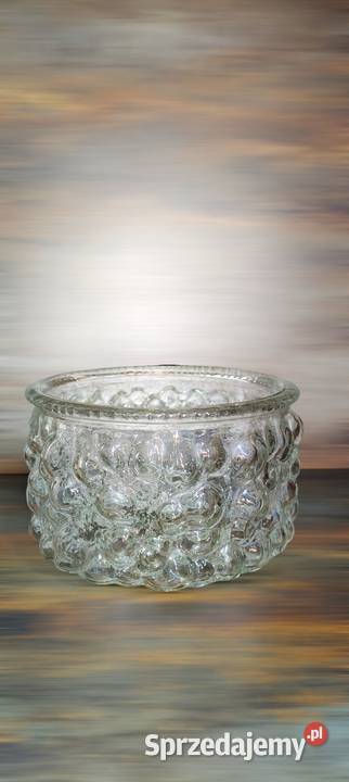 Szklana misa Vladislav Urban 1968 huta Rosice Kalisz