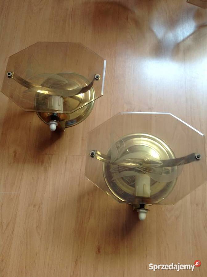 Żyrandol z dwoma kinkietami Knurów