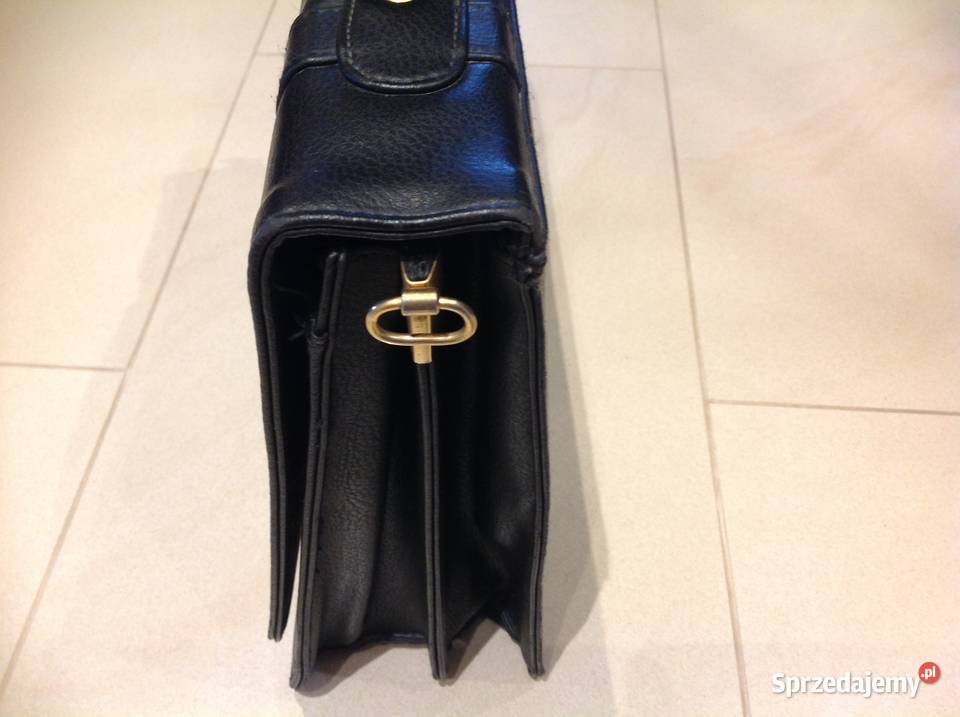 Teczka Aktówka Czarna lata 90 sprzedam