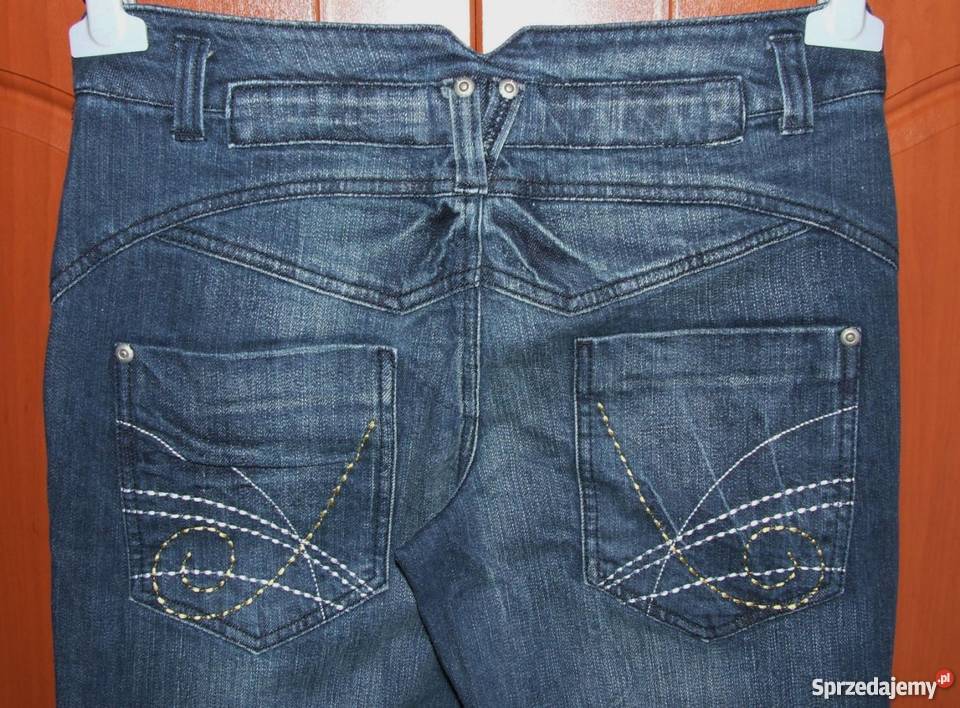 SPODNIE DAMSKIE dżinsowe Z ELASTANEM 38 Rozmiar 38(M) Częstochowa