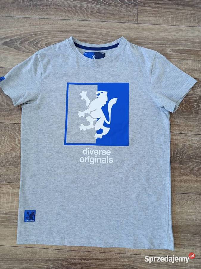 Koszulki młodzieżowe DIVERSE szary/srebrny pomorskie Gdańsk