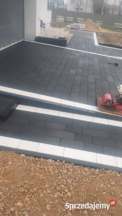 Układanie kostki brukowej brukarstwo bruk łódzkie Bełchatów