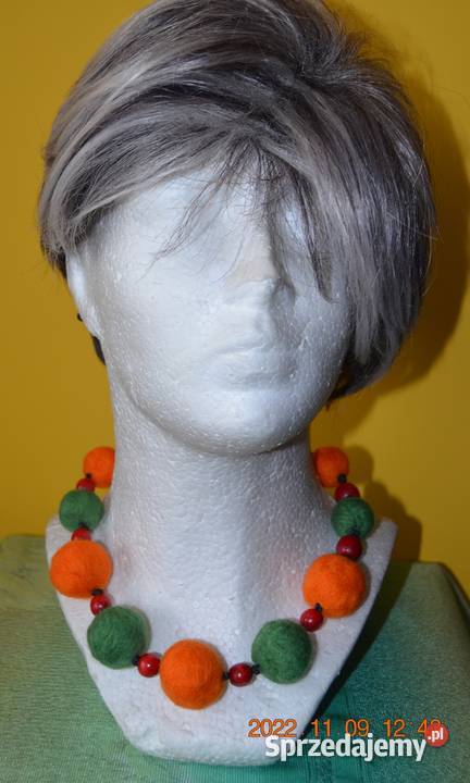 Eco naszyjnik i drewniane koraliki Kętrzyn