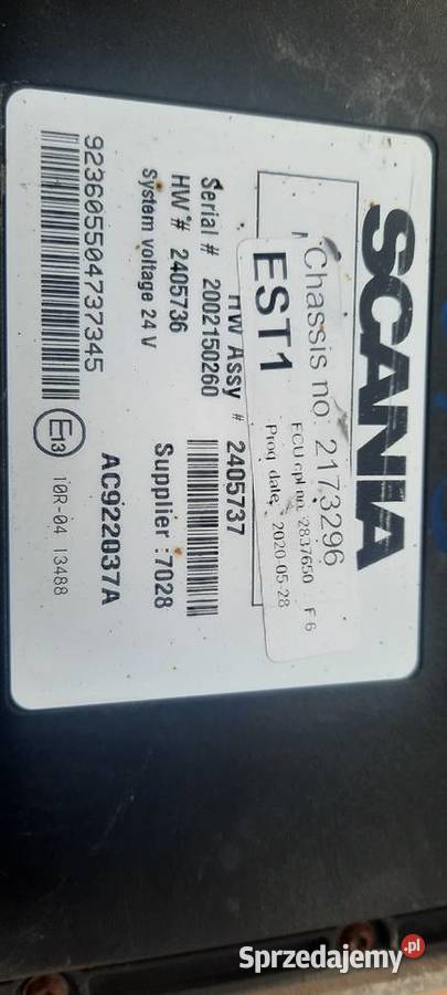 Sterownik osi Skrętnej SCANIA EST1 sprzedam