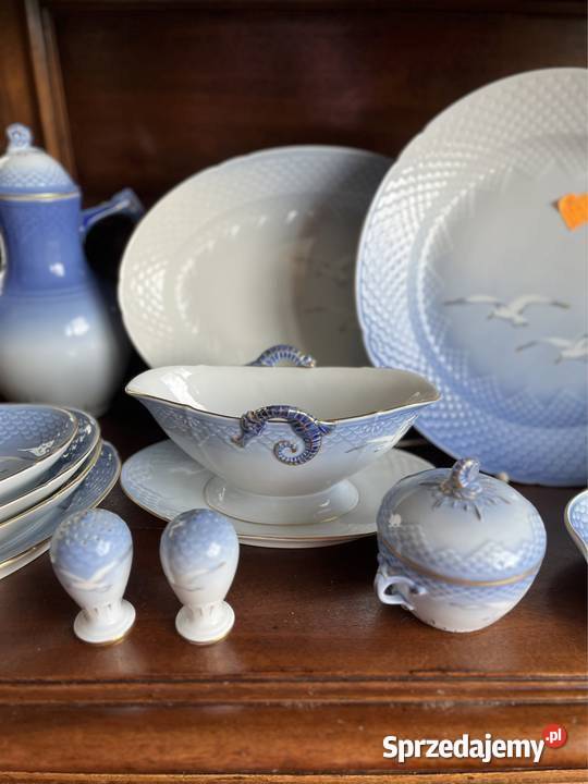 Cukiernica Royal Copenhagen Złota Mewa Porcelana i szkło Gdańsk