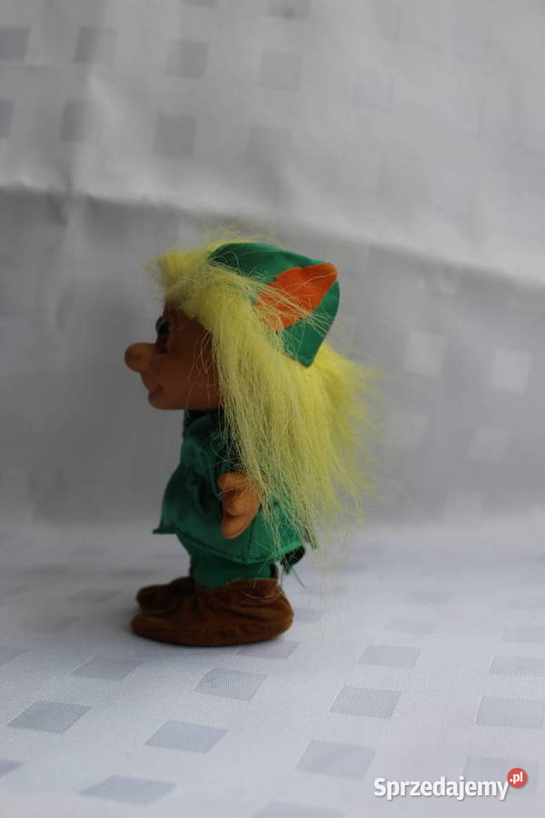 Troll Russ Żółte Piotruś Pan Storybook Elf Bielsko-Biała