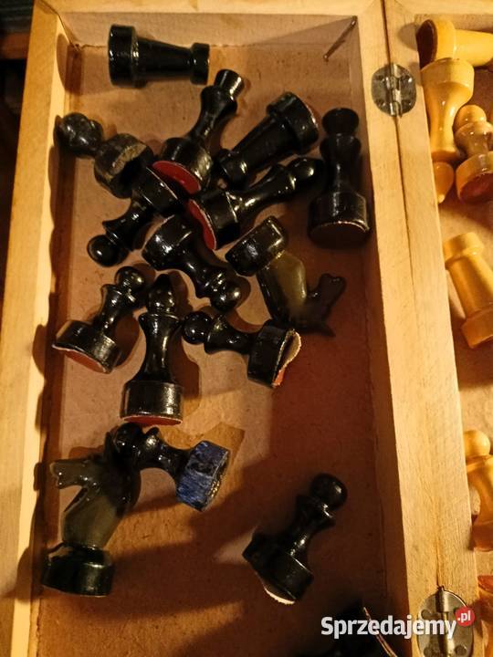 Radziecki zabytkowy zestaw szachowy Rosyjskie Tarnobrzeg