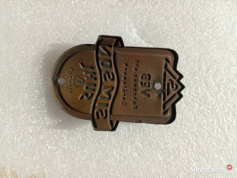 Emblemat znaczek Simson SR2 Suhl Lublin