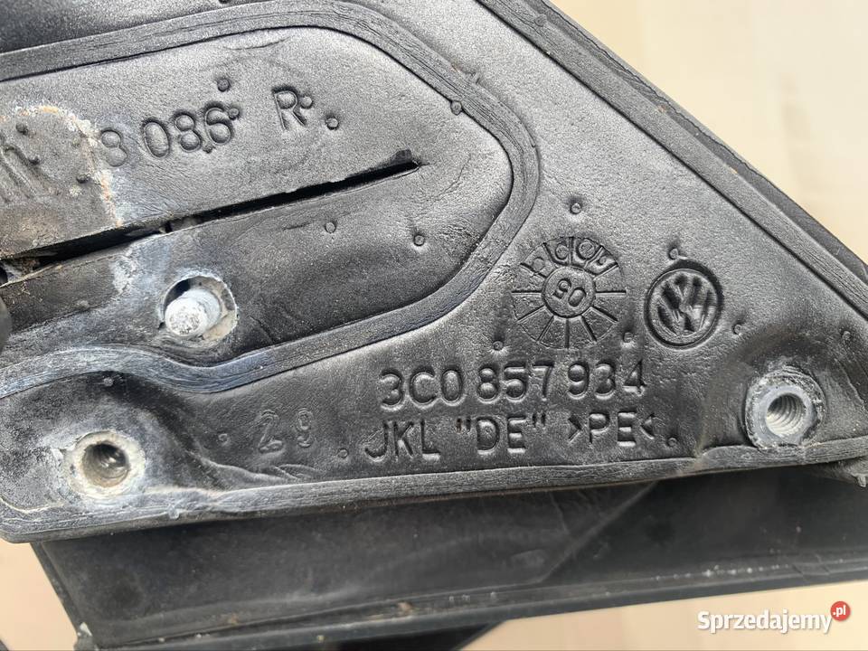 3C0857934 lusterko zewnętrzne prawe volkswagen Rok produkcji 2005 zachodniopomorskie Szczecin