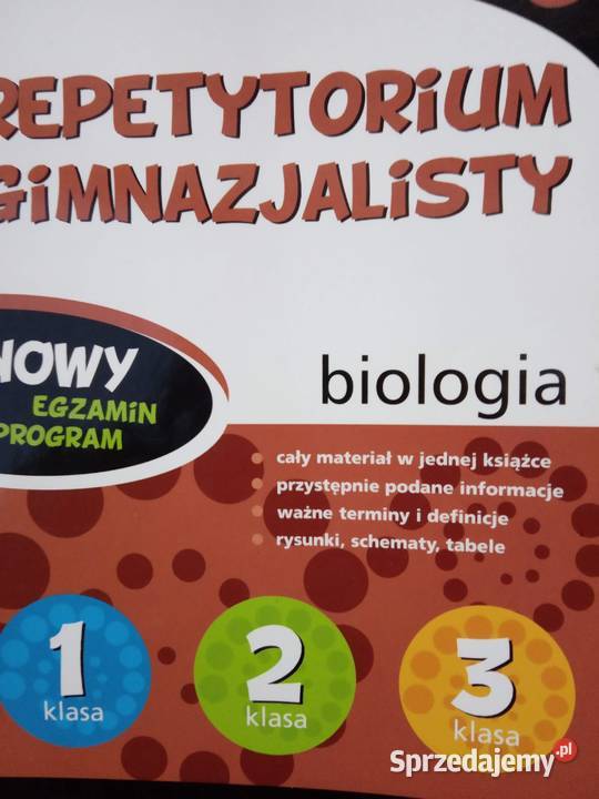Repetytorium gimnazjalne biologia mazowieckie Warszawa