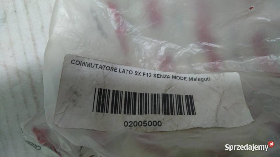 Przełącznik włącznik klakson lewy Malaguti Bielsk Podlaski