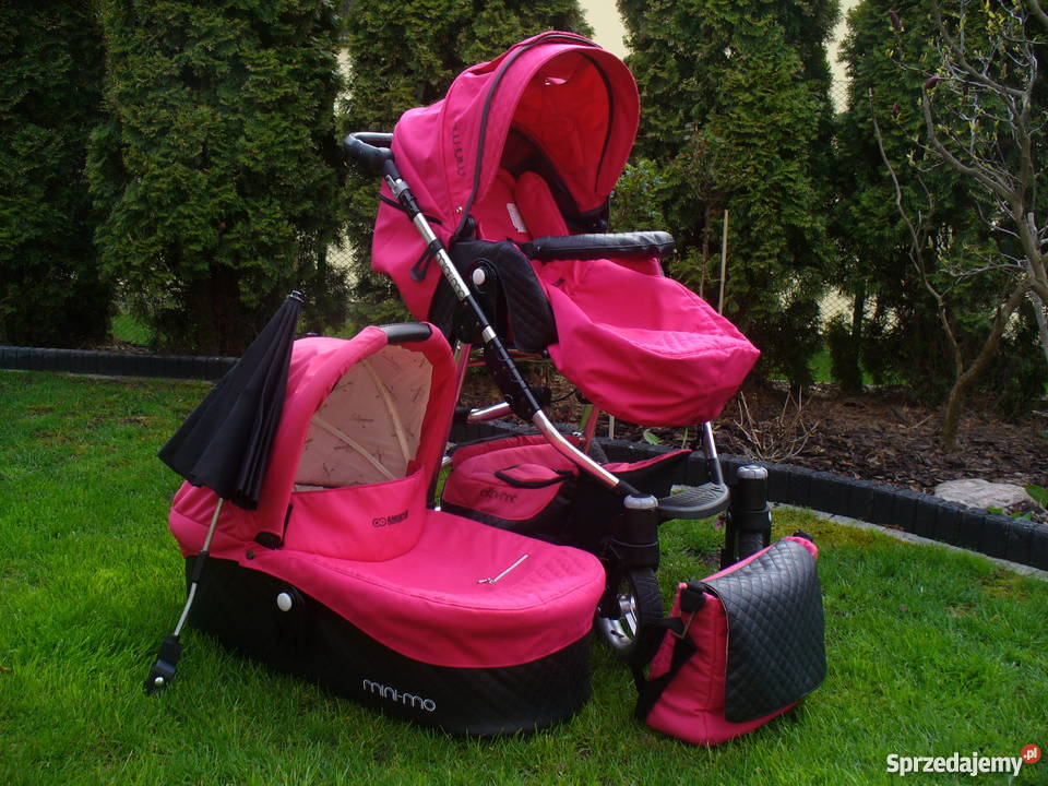 Wózek BabyActive MiniMo 2w1 Regulowany podnóżek