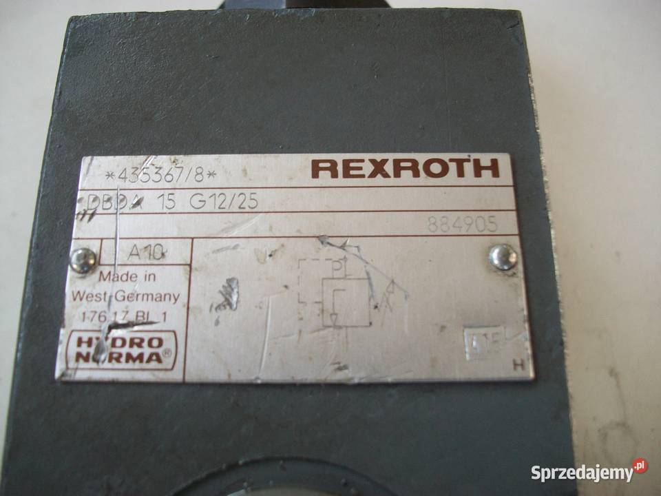 Zawór DBDA15G1225 DBDS15G1225 Biznes i Przemysł