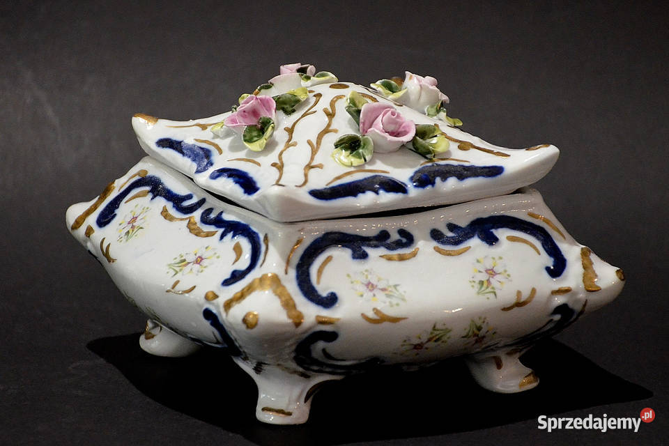Porcelana Roceram Bombonierka Mica hand made do Środa Wielkopolska