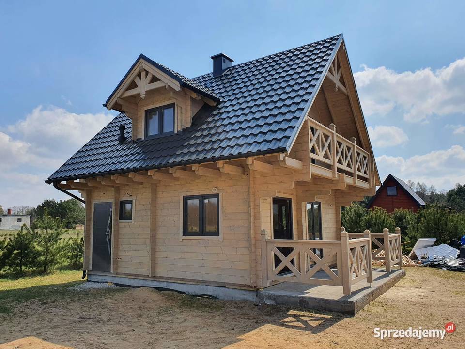 Dom drewniany z bali skandynawskich LIZBONA mazowieckie Warszawa