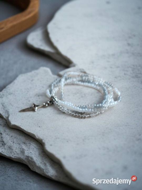 Zestaw 2 małych bransoletek z zawieszką Sanok