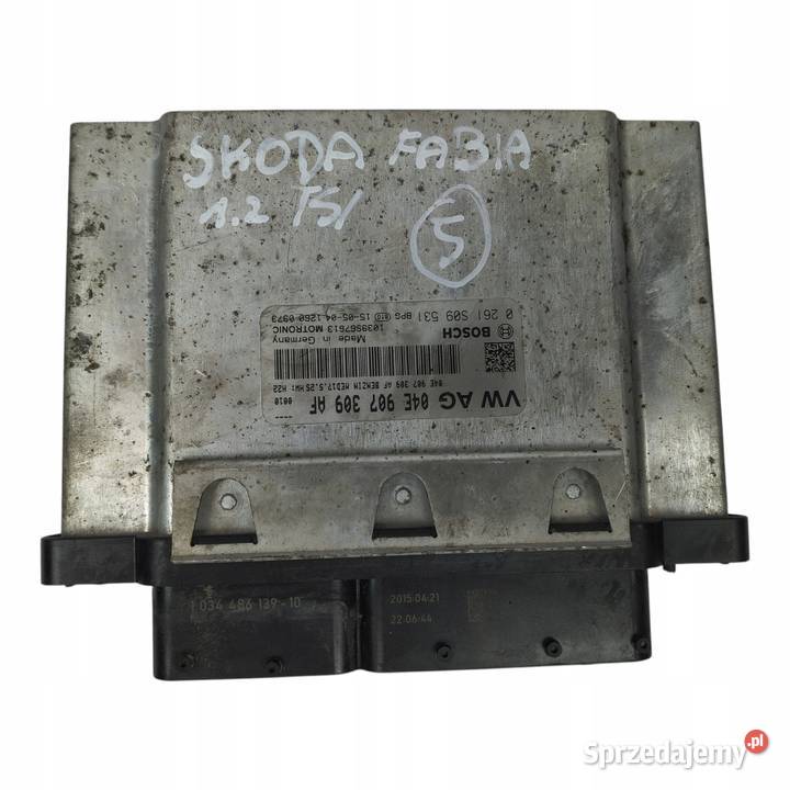 STEROWNIK SILNIKA ECU Skoda Fabia III 12 TSI osobowe Chełm sprzedam