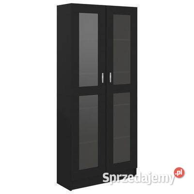 vidaXL Witryna czarna 825x305x1855 materiał mazowieckie Warszawa sprzedam