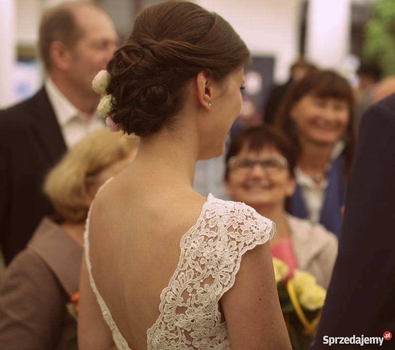 Suknia La Sposa Rene klasyczna elegancka Rozmiar 36(S) Kraków sprzedam