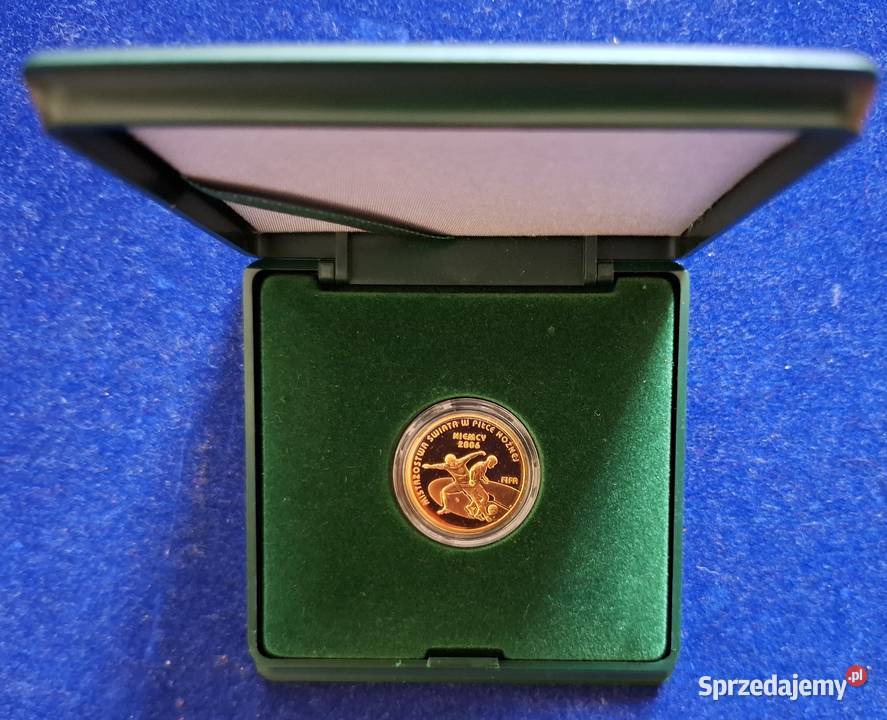 Złota Moneta Kolekcjonerska MŚ w Piłce Nożnej śląskie