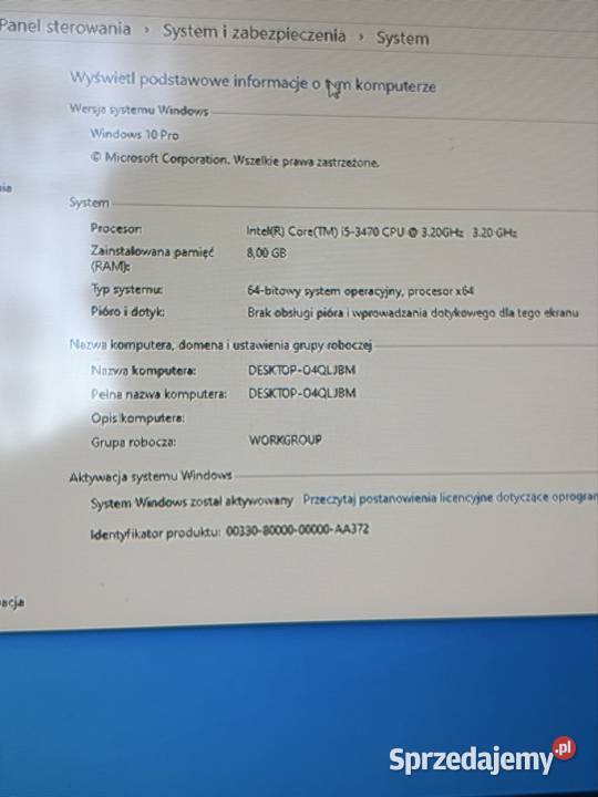 Sprzedam Komputer Gamingowy
