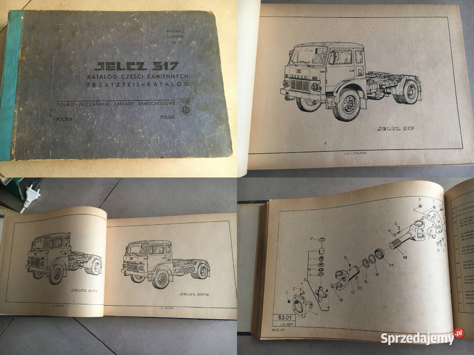 Jelcz 317 Katalog części zamiennych