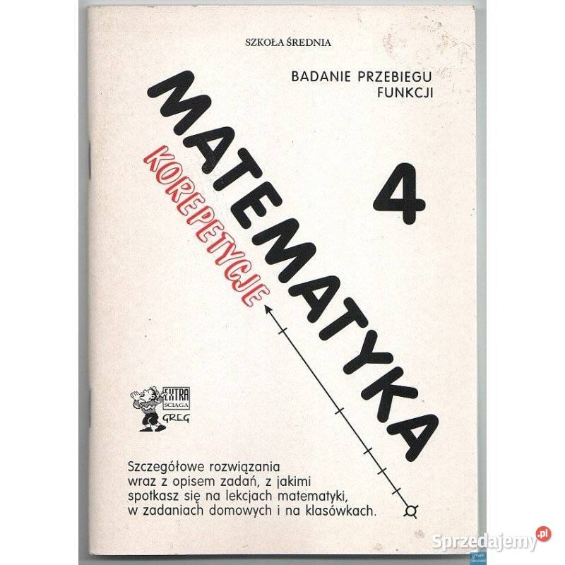 Matematyka Korepetycje 4 Badanie Przebiegu miękka Siedlce sprzedam