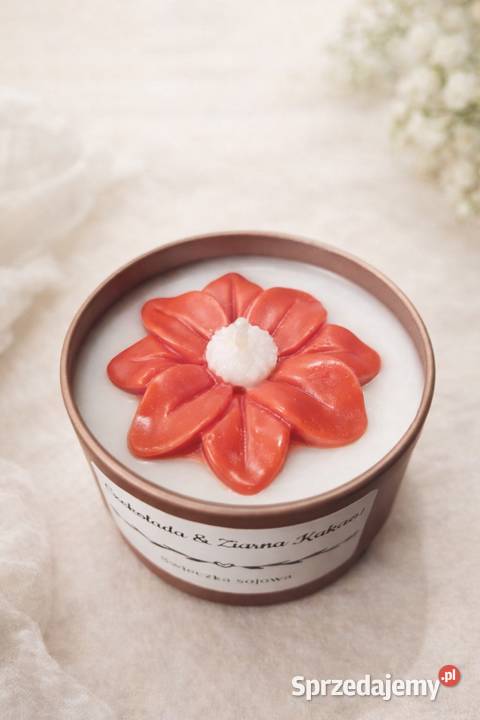 Świeczka zapachowa czekolada i ziarna kakao Świece Łowyń