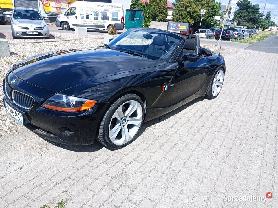 Suuper BMW Z4 22r6 zamiana bezwypadkowy czarny Z4 mazowieckie Pruszków