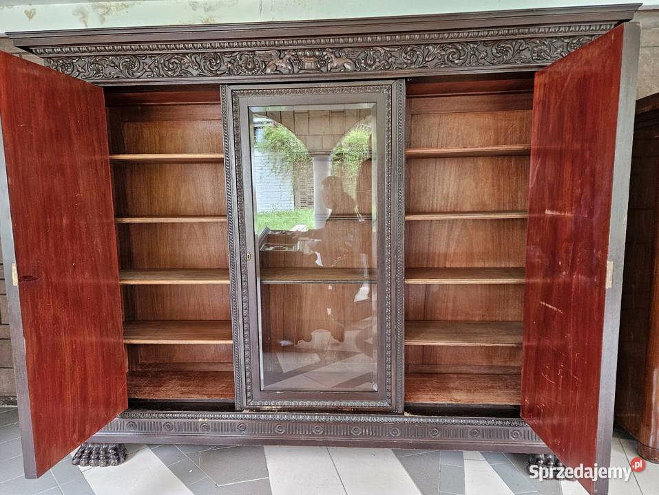 Gabinet neorenesansowy komplet biblioteka i Szczecin